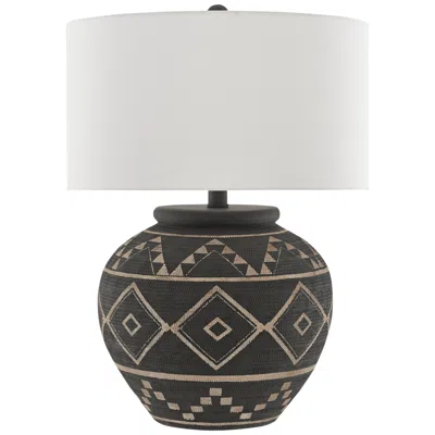 Currey & Company Tattoo Brewed Latte Terracotta Table Lamp