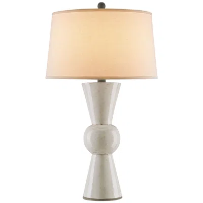 Currey & Company Upbeat Antique White Table Lamp