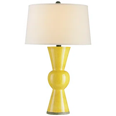 Currey & Company Upbeat Yellow Terracotta  Table Lamp