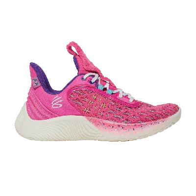 Pre-owned Curry Brand Sesame Street X Curry Flow 9 Gs 'street Pack - Abby Cadabby' In Pink