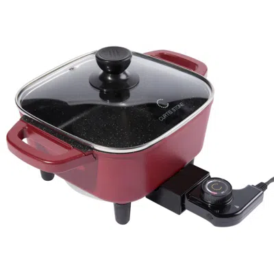 Curtis Stone 8'' Non Stick Square Electric Skillet Refurbished
