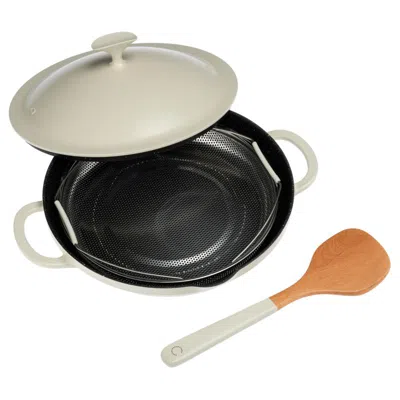 Curtis Stone Dura-pan+ Nonstick All Day Chef's Pan With Steamer & Tool Refurbished
