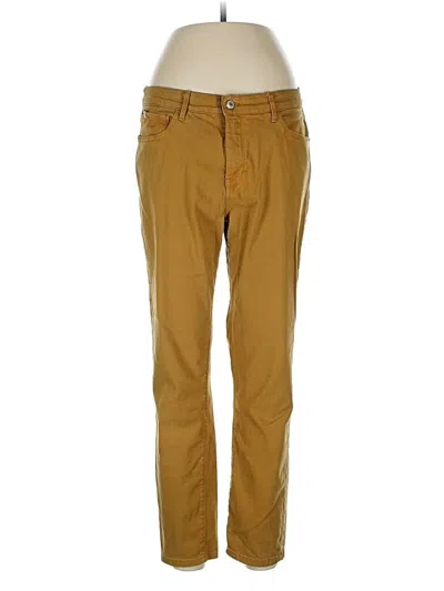 Pre-owned Curve Appeal Casual Pants In Gold