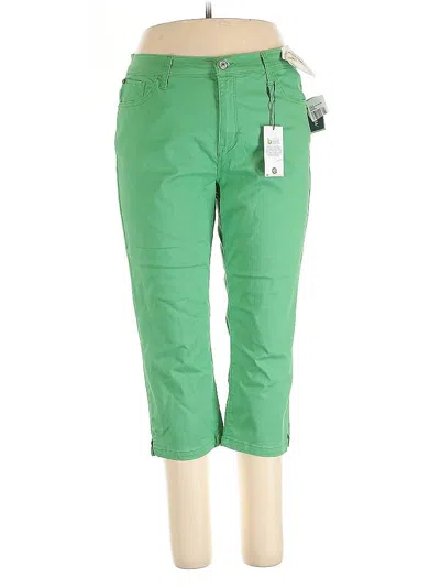Pre-owned Curve Appeal Casual Pants In Green