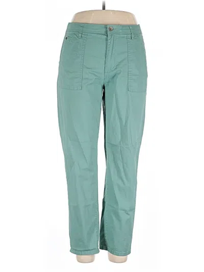 Pre-owned Curve Appeal Casual Pants In Teal
