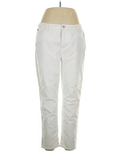 Pre-owned Curve Appeal Casual Pants In White