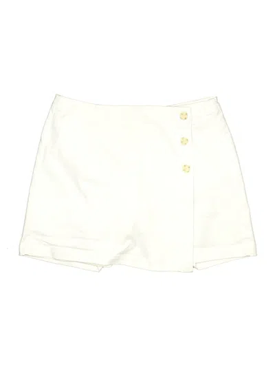 Pre-owned Curve Appeal Casual Skirt In White