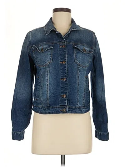 Pre-owned Curve Appeal Denim Jacket In Blue