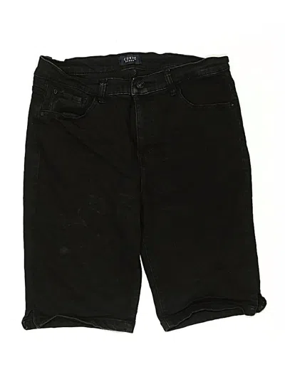 Pre-owned Curve Appeal Denim Shorts In Black