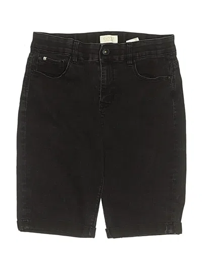 Pre-owned Curve Appeal Denim Shorts In Black