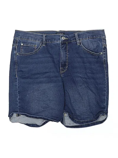 Pre-owned Curve Appeal Denim Shorts In Blue
