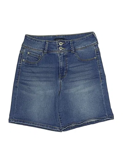 Pre-owned Curve Appeal Denim Shorts In Blue