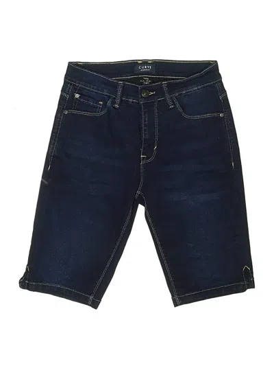 Pre-owned Curve Appeal Denim Shorts In Blue