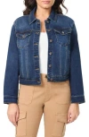 Curve Appeal Essential Denim Jacket In Blue