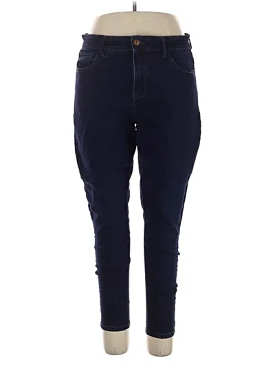 Pre-owned Curve Appeal Jeans In Blue