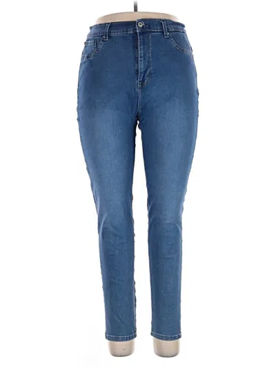 Pre-owned Curve Appeal Jeans In Blue