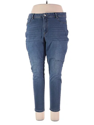 Pre-owned Curve Appeal Jeans In Blue