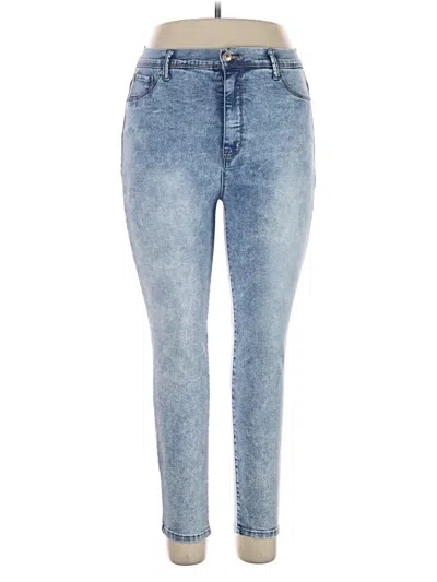 Pre-owned Curve Appeal Jeans In Blue