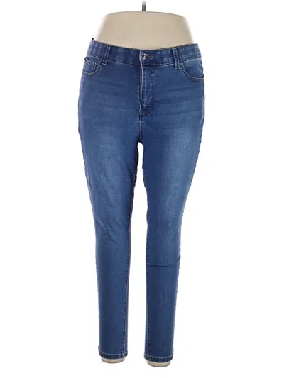 Pre-owned Curve Appeal Jeans In Blue
