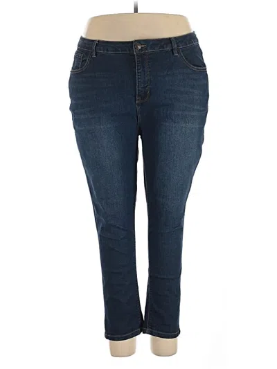 Pre-owned Curve Appeal Jeans In Blue