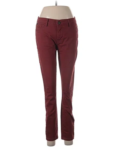 Pre-owned Curve Appeal Jeans In Burgundy