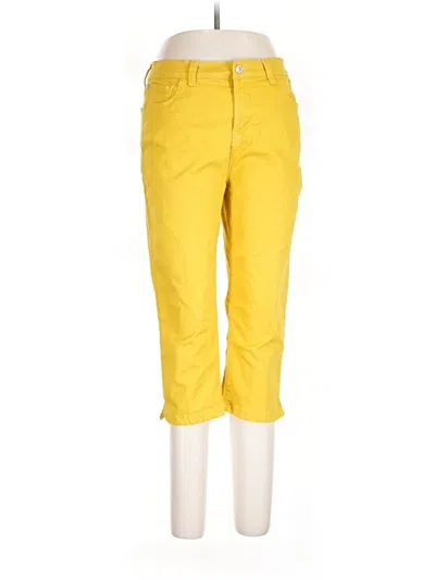 Pre-owned Curve Appeal Jeans In Yellow