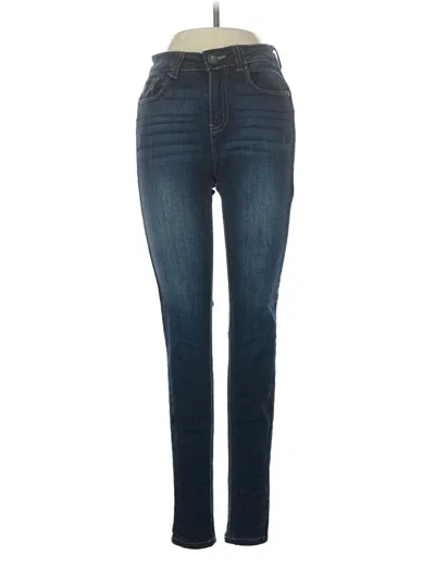 Pre-owned Curve Appeal Jeggings In Blue