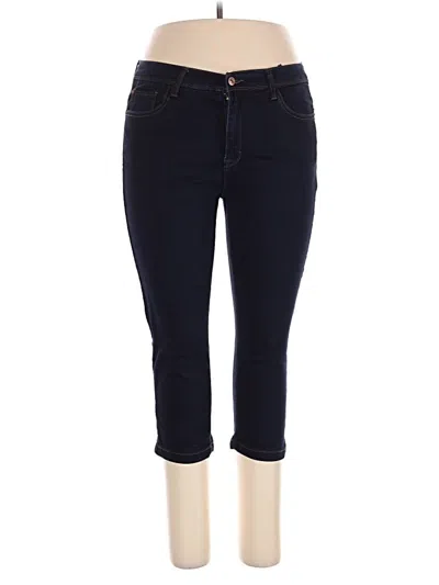 Pre-owned Curve Appeal Jeggings In Blue