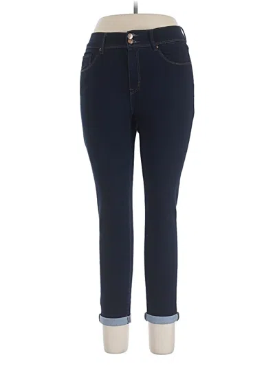 Pre-owned Curve Appeal Jeggings In Blue