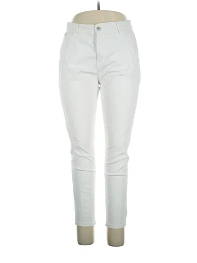 Pre-owned Curve Appeal Jeggings In Ivory