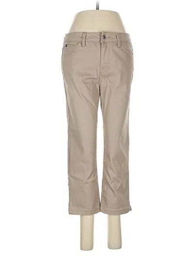 Pre-owned Curve Appeal Khaki Pant In Brown