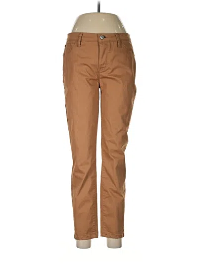 Pre-owned Curve Appeal Khaki Pant In Brown