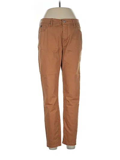 Pre-owned Curve Appeal Khaki Pant In Brown