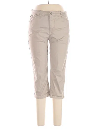 Pre-owned Curve Appeal Khaki Pant In Gray