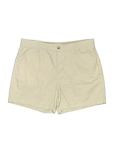 Pre-owned Curve Appeal Khaki Shorts In Brown