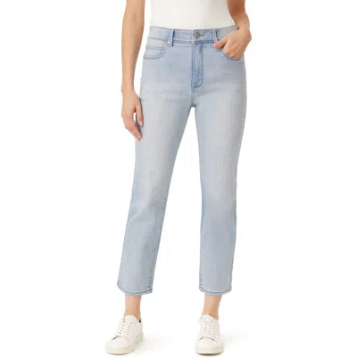 Curve Appeal Rae High Waist Straight Leg Jeans In Positano