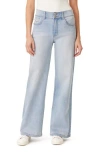 Curve Appeal Skylar High Waist Wide Leg Jeans In Positano
