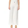 Curve Appeal Skylar High Waist Wide Leg Jeans In White