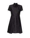 Curvel Dresses In Black