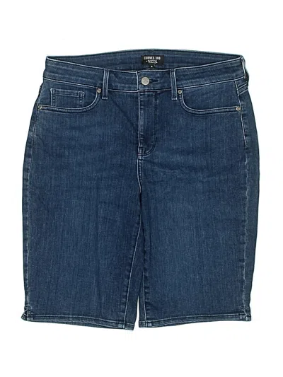 Pre-owned Curves 360 By Nydj Denim Shorts In Blue