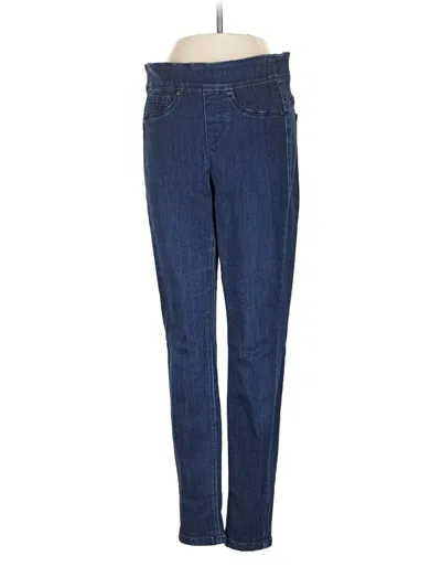 Pre-owned Curves 360 By Nydj Jeggings In Blue