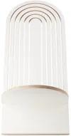 Curves By Sean Brown White Extended Archway Chair In N/a