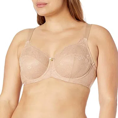 Curvy Couture Everyday Glamour Unlined Bra In Bombshell Nude In Pink