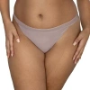 Curvy Couture Sheer Mesh G-string Panty - 1381 In Sand