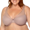 Curvy Couture Sheer Mesh Plunge T-shirt Bra- 1310 In Sand