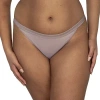 Curvy Couture Sheer Mesh String Bikini Panty - 1379 In Sand