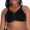 Curvy Couture Wireless Sleep Full Coverage Bra-1010 In Black