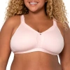 Curvy Couture Wireless Sleep Full Coverage Bra-1010 In Pink