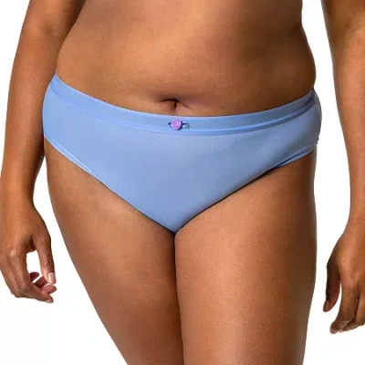 Curvy Couture Womens Briefs 1313s In Blue