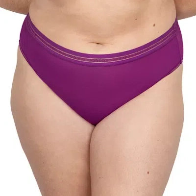 Curvy Couture Womens Briefs 1635 In Purple